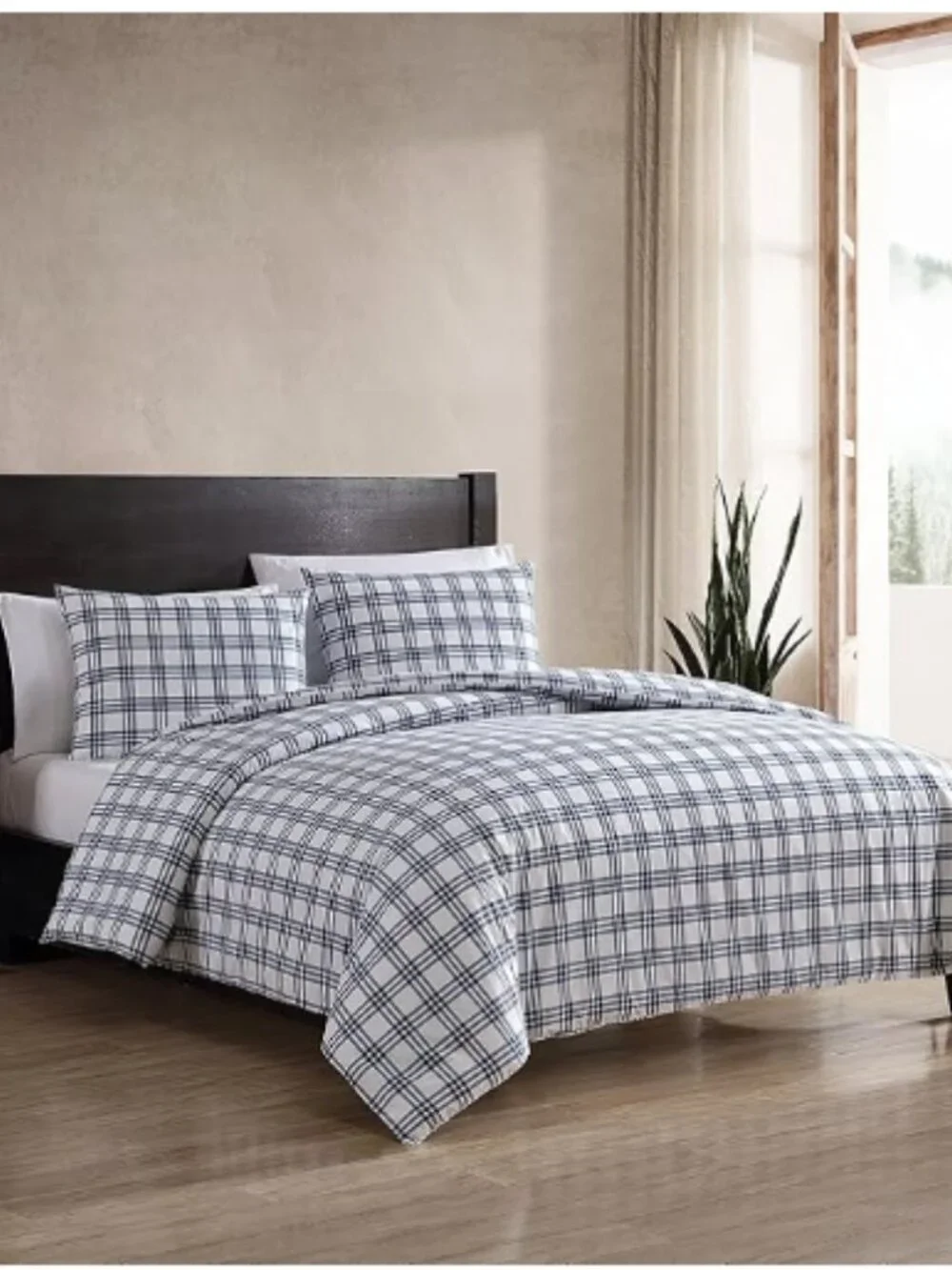 Eddie Bauer- King Duvet Cover Set 100% Cotton Bedding Set with Matching Shams